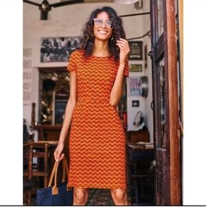 Boden Phoebe Tulip Jersey Midi Dress Size 6